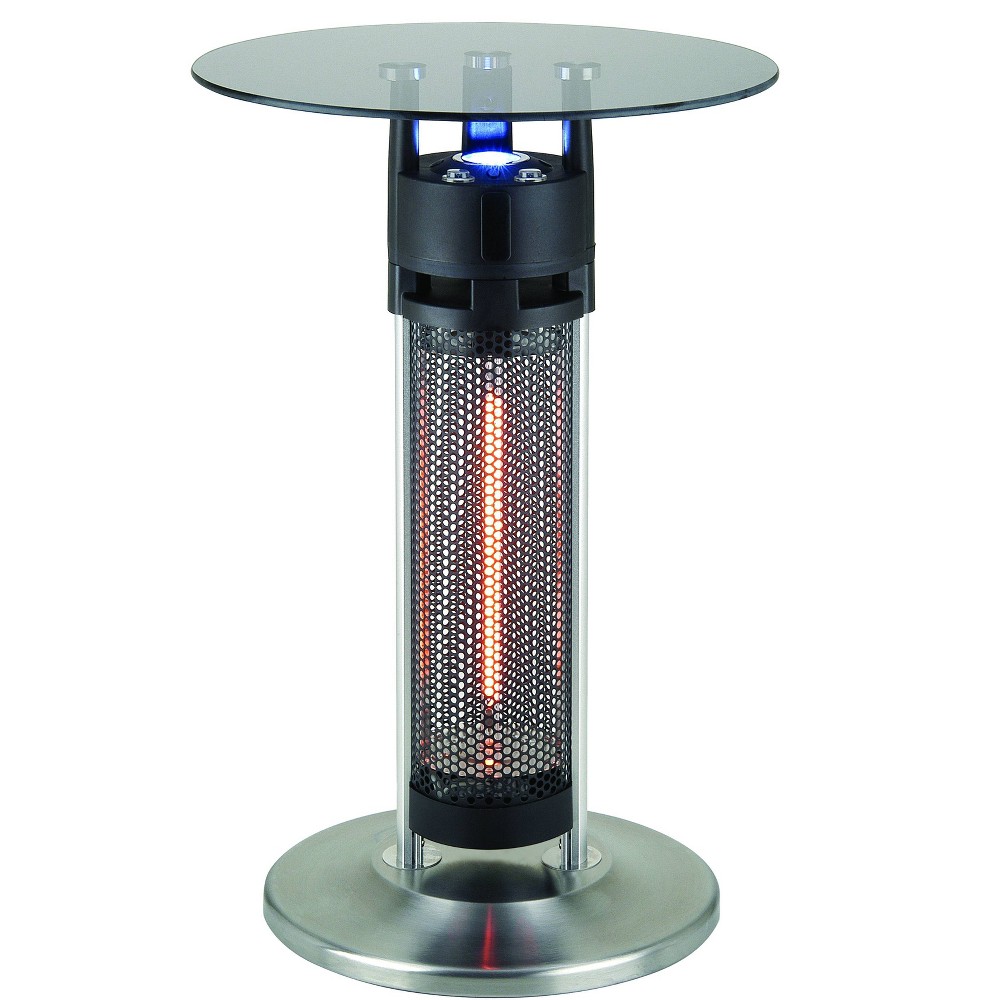 Photos - Patio Heater Infrared Electric Bistro Table Outdoor Heater - Black - EnerG+