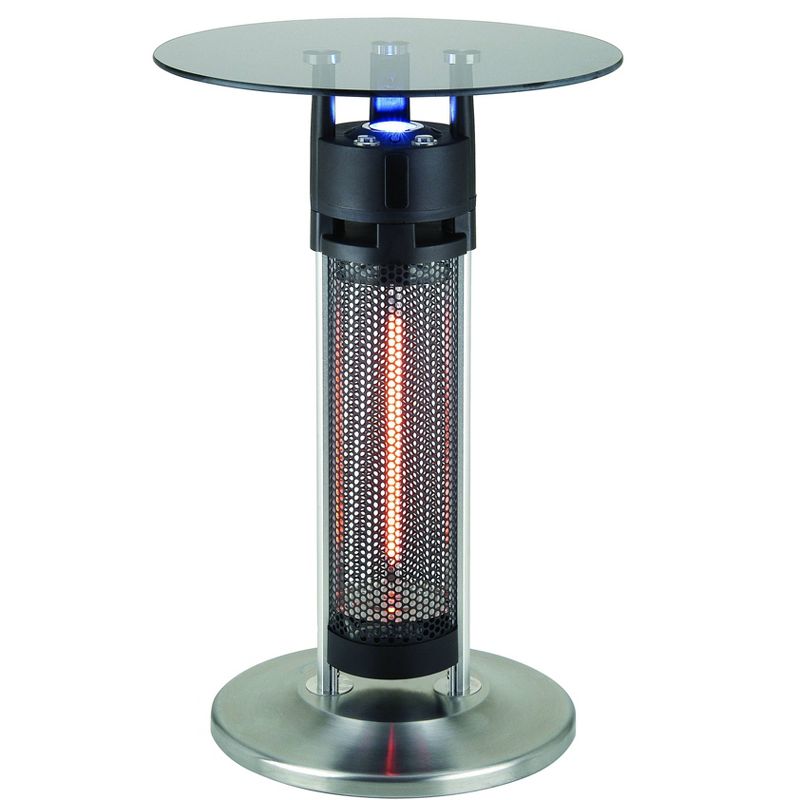 Infrared Electric Bistro Table Outdoor Heater - Black - EnerG+, 1 of 10