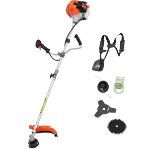 VEVOR String Trimmer, 51.7CC 2-Stroke, Gas Powered Weed Wacker, 16.9" Cordless Grass Trimmer, Multi-Functional Lawn Edger with Shoulder Strap - 1 of 4