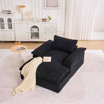 Aukfa Sleeper Sofa Couches for Living Room, Luxury Modern Couch with Deep Seat, No Assembly Required, 3 Seater, White