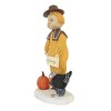 Dee Harvey 8.5 Inch Patton Pilgrim Thanksgiving Turkey Pumpkin Figurines - 3 of 3