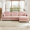 DOMETOUR Modular Sectional L Shaped Couch With Ottoman, Premium Chenille Fabric,Tufted Cushion Backrest Design for Bedrooms Living Rooms - 2 of 4