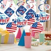 Big Dot of Happiness Firecracker 4th of July -  Party Hanging Decor - Party Decoration Swirls - Set of 40 - 2 of 4