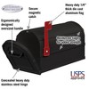 Salsbury Industries Heavy Duty Rural Mailbox - Black - 3 of 4