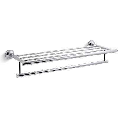 wall shelf with towel bar target