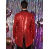 INSPIRE CHIC Men's Shawl Lapel Wedding Party Shiny Sequin Tuxedo Tailcoat - 3 of 4