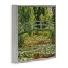 Stupell Industries Le pont Japonais, Giverny Framed Giclee Art, Gray, 12" x 12" - 2 of 4