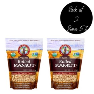 Grain Place Foods 1 lb Organic Rolled Kamut Khorasan Wheat Non-GMO - Pack of 2 - 1 of 4