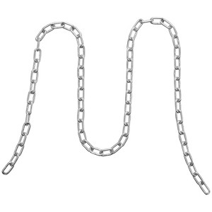 VEVOR Proof Coil Chain, 3/16"x100', 1100 lbs Safe Working Load,Zinc Plated Proof Tested Coil Chain with Two Quick Links,Galvanized Carbon Steel,Silver - 1 of 4