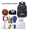 GRANDUP Basketball backpack with ball and shoes compartment Fit Volleyball, soccer, Swim, Gym, Travel - 2 of 4