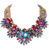 Simulated Pearl Bib Necklace – Statement Collar Jewelry for Women - 4 of 4