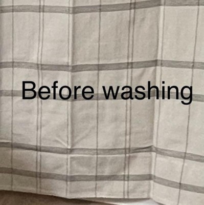 Woven Modern Plaid Shower Curtain Ivory - Threshold™ : Target