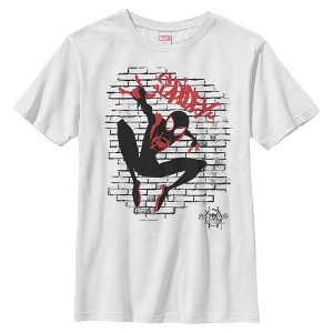 Boy's Marvel Spider-Man: Into the Spider-Verse Brick T-Shirt - 1 of 4