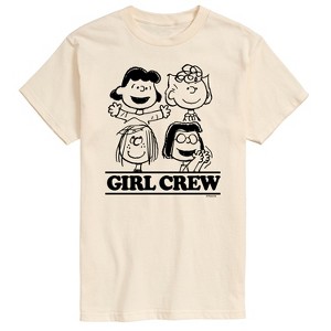 Men's - Peanuts - Girl Crew Short Sleeve Graphic T-Shirt - 1 of 4