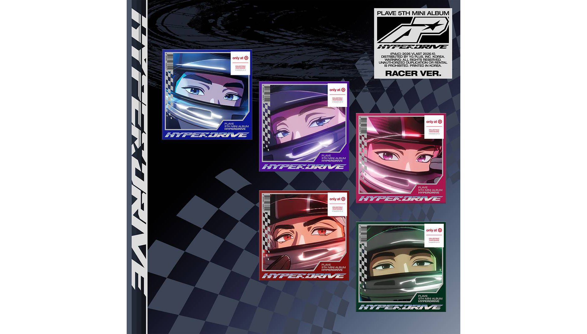 PLAVE - HYPERDRIVE (Racer Ver. - Member Random) (Target Exclusive, CD)