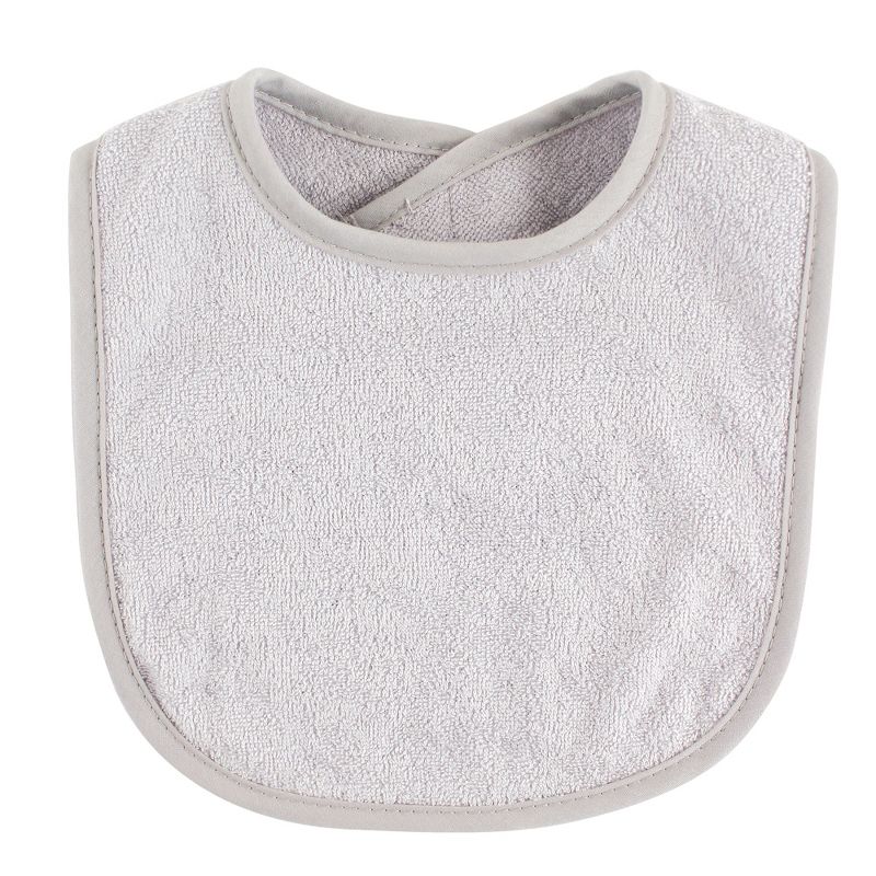 Hudson Baby Infant Cotton and Polyester Bibs 10pk, Moon And Back, One Size, 6 of 13