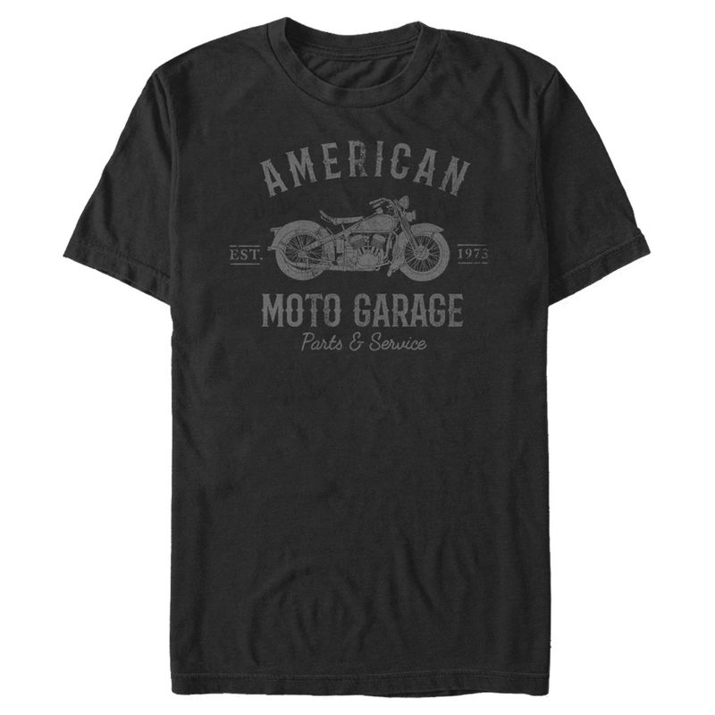 Men's Lost Gods American Moto Garage T-Shirt, 1 of 5