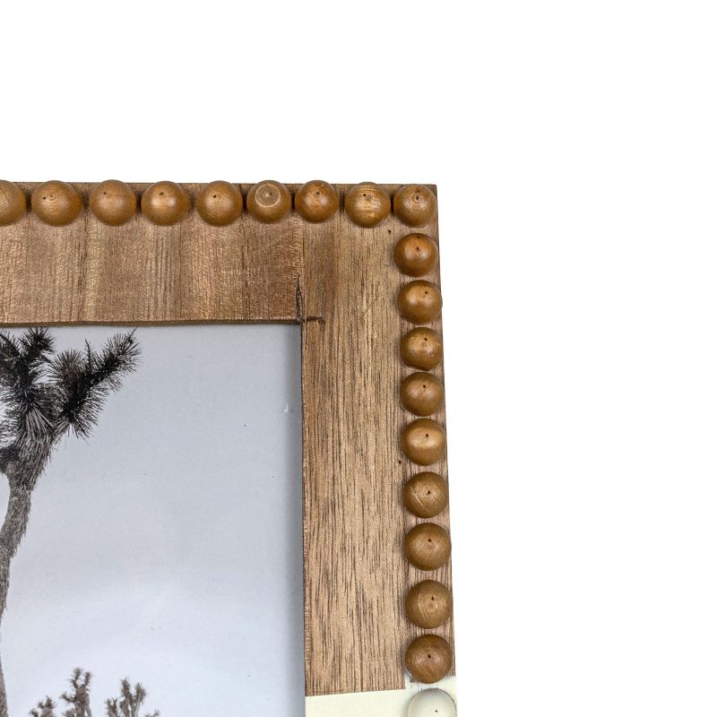 8X10 Inch Beaded Picture Frame White Dipped Wood, MDF & Glass by Foreside Home & Garden, 4 of 7
