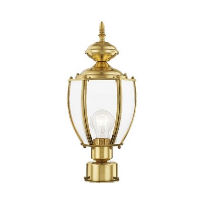 Livex Lighting 1 - Light Lantern in  Polished Brass