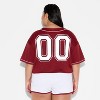Women's Game Day Cropped Elbow Sleeve V-Neck Athletic Jersey - Wild Fable™ - 3 of 3