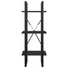 vidaXL 3-Tier Book Cabinet Gray 15.7"x11.8"x41.3" Chipboard - 3 of 4