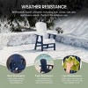 WestinTrends Outdoor Patio Shell-back Adirondack Dining Chair Weather Resistant - 3 of 4