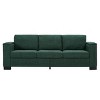 GDFStudio Aurelia 93.7" 3-Seater Modern Rubberwood Upholstered Storage Sofa with Cushions and Cup Holder - 4 of 4