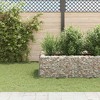 vidaXL Gabion Raised Bed Silver Galvanized steel Heavy Weight Endurance - 4 of 4