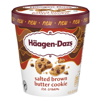 Haagen-Dazs Salted Brown Butter Cookie Ice Cream - 14oz