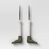 22.5" Zombie Feet Yard Stakes Halloween Decorative Prop Green - Hyde and EEK! Boutique™ - 3 of 4