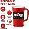 Red Cup Living 24Oz Tumbler Cup with Lid & Straw, Insulated Reusable Plastic Cup for Hot & Cold Drinks, Coffee Tumbler, Summer Party Cup - 2 of 4
