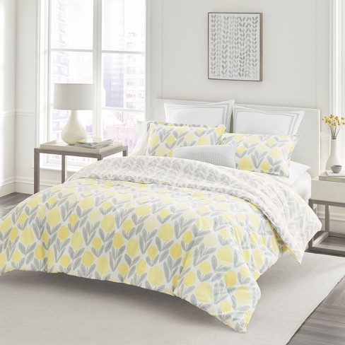 Laura Ashley Full Queen Serena Comforter Set Yellow Target