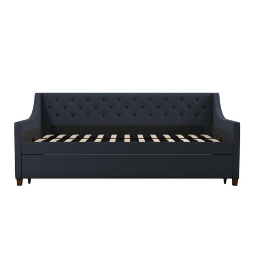 Twin Her Majesty Daybed and Trundle Blue Linen - Novogratz