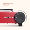 Peach Street Electric Stovetop Hot Plate Burner 1800W Glass Cast Iron Portable Stove Burners Cool Touch Handle Cooktop Temperature Controls Electric - 4 of 4