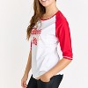 Calypsa Women's Loose Fit 3/4 Sleeve Rash Guard UPF 50+ Margaux Swim Top - 3 of 3