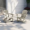 WestinTrends  Outdoor Patio Porch Rocking Adirondack Chair - 2 of 4