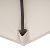 9' x 9' UV Protected Patio Umbrella with Crank and Push Button Tilt Beige - Wellfor: Outdoor, Hexagon Shape, Wind Vent - 4 of 4