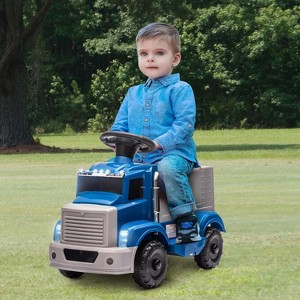 6V Ride on Car for Toddlers, Electric Car for Kids w/Large Storage Area, 2 Headlights, Music, Kids Car to Drive - 1 of 4