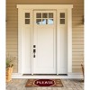 Design Imports  Santa Please Stop Sign Doormat - 2 of 4