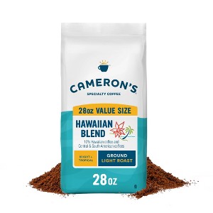 Cameron's Coffee Hawaiian Blend Light Roast Ground Coffee - 28oz - 1 of 3