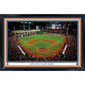 Trends International MLB Houston Astros - Minute Maid Park 22 Framed Wall Poster Prints - 1 of 4