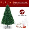 Angel Sar 6/7/8FT Christmas Tree, 1050/1100/1138 Branch Tips Artificial Pine Tree, Metal Stand, Easy Assembly, Green Holiday Decor - 4 of 4