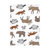 Hudson Baby Infant Boy Cotton Flannel Burp Cloths Bundle, Animal Adventure, One Size - 3 of 4