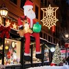 9.5ft Inflatable Sitting Santa Decor - 4 Built-in LED Lights 210T Polyester Quick Inflation Outdoor Xmas Decor - 2 of 4