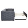 GDFStudio Milton Modern Wood and Velvet Twin Size Daybed - 4 of 4