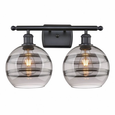 Rochester - 2 Light Bath Vanity In Industrial Style-10.88 Inches Tall and 18 Inches Wide