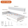 Laundry Drying Rack Wall Mount Indoor, Space Saving Wall Mounted Clothes Drying Rack with Aluminum Rods for Hanging Clothes - 2 of 4