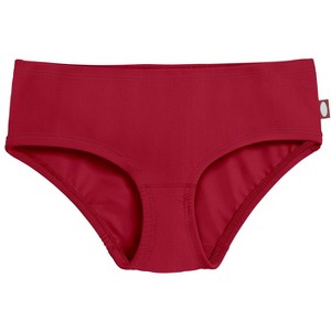 City Threads USA-Made Recycled Nylon UPF 50+ Girls Swim Brief - 1 of 4