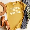 Simply Sage Market Leftovers Are For Quitters Short Sleeve Tee - 2XL - Mustard - 2 of 4