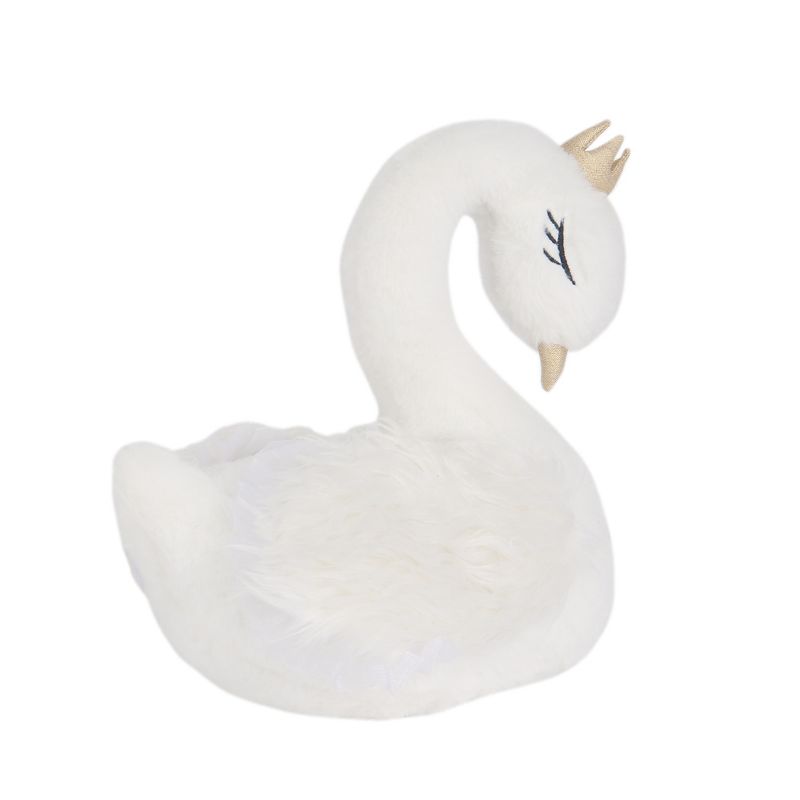 Lambs & Ivy Signature Swan Princess Plush White Stuffed Animal Toy - Princess, 3 of 6